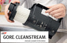 Self-cleaning Gore® CleanStream® fine dust filter